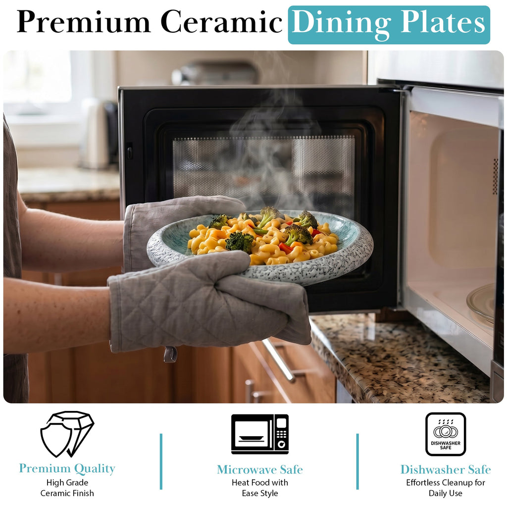 Celadon Turquoise Ceramic Serving Plate – 12 Inch - Art of Serving