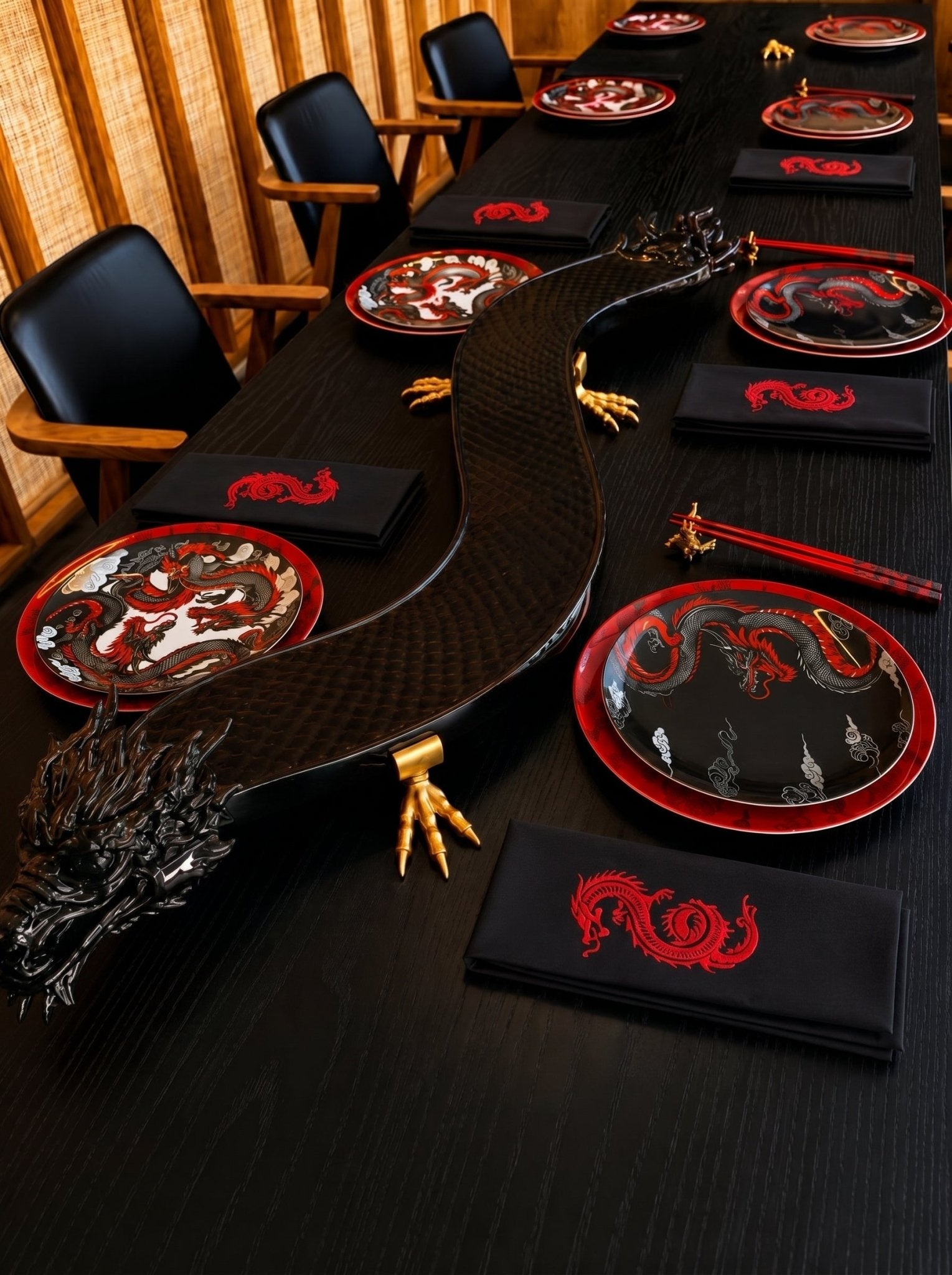 Handcrafted Sushi Tray: 50” Luxury Dining Accessory (Food - Grade Resin) - Art of Serving