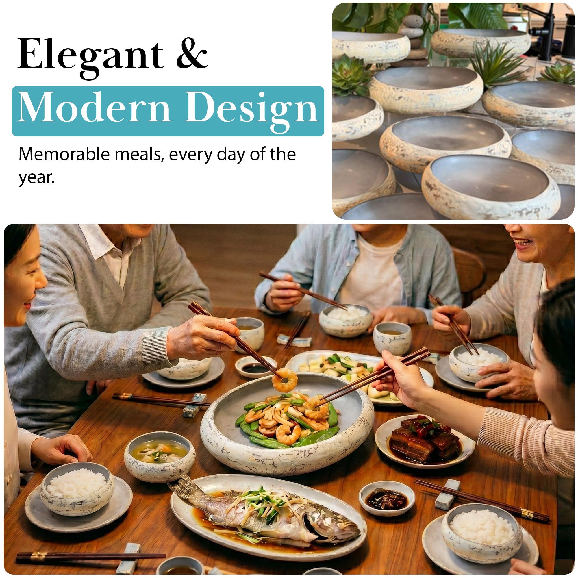 Moon Ash Stone Collection Oval Ceramic Serving Dish – 8.5 Inch - Art of Serving