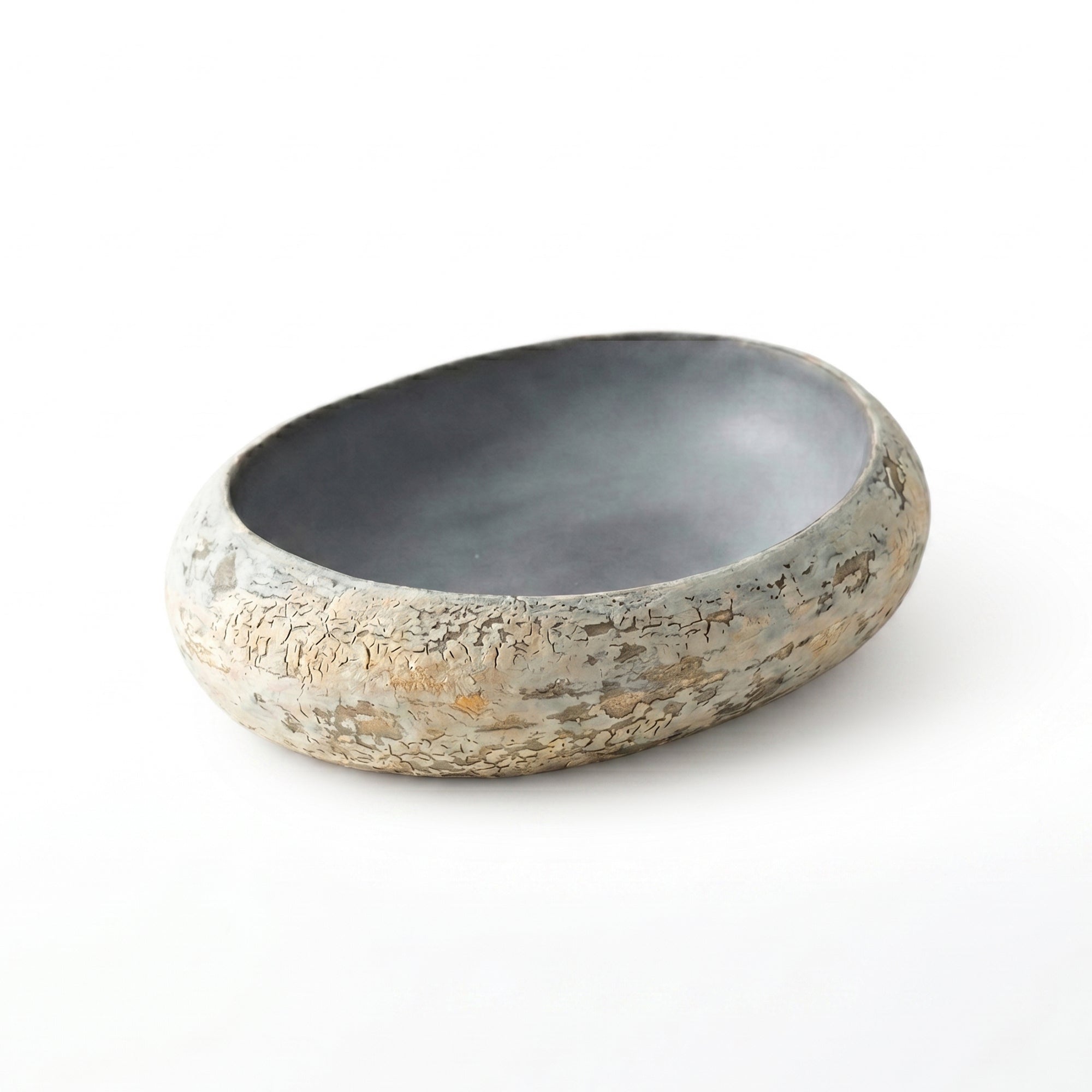 Moon Ash Stone Collection Oval Ceramic Serving Dish – 8.5 Inch - Art of Serving
