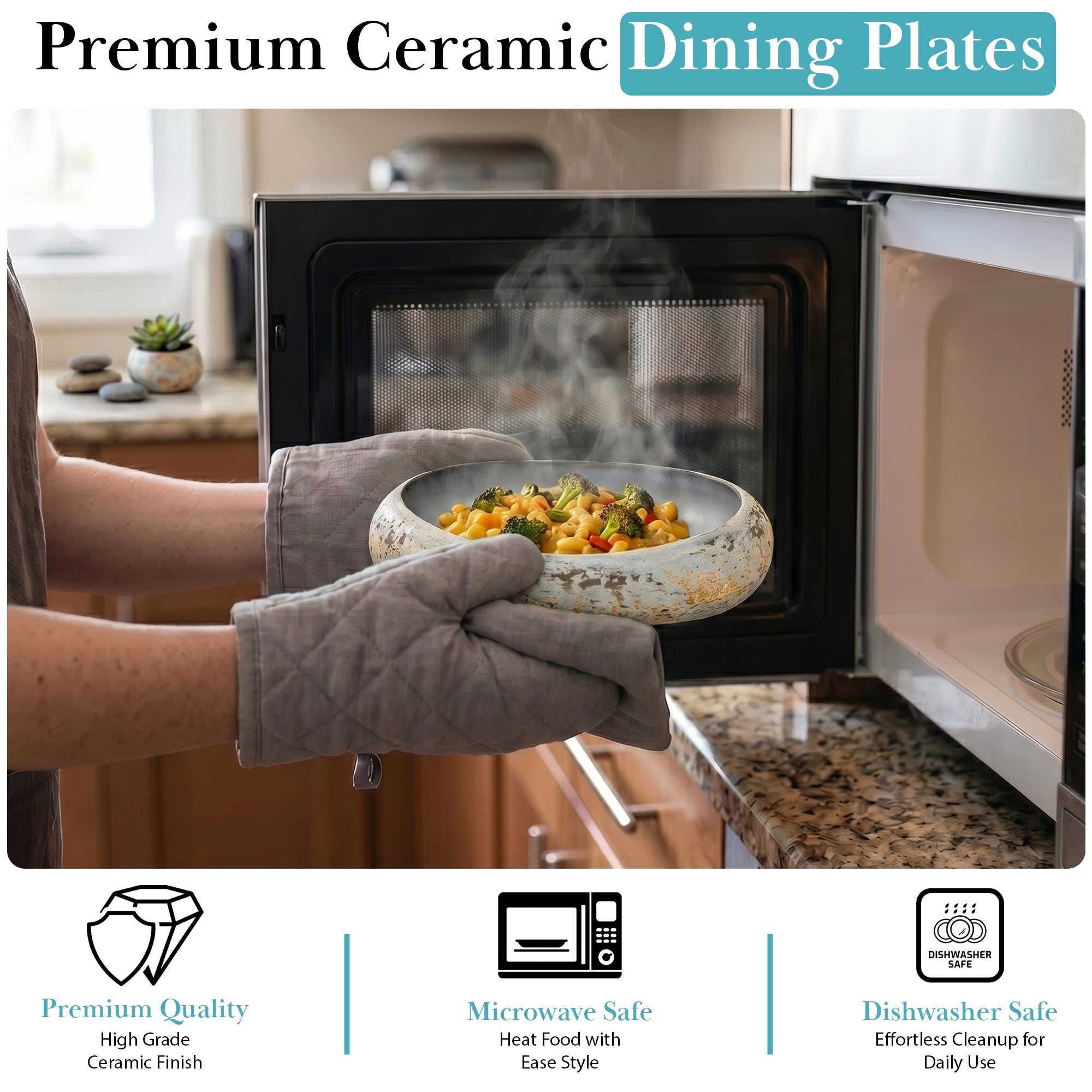 Moon Ash Stone Collection Oval Ceramic Serving Dish – 8.5 Inch - Art of Serving